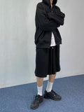 Bermuda Parts 6 Long Wide Half Sweatpants