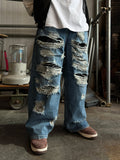 Vintage Badly Ruined Jeans