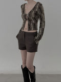 Coconuts Slit Knit Cardigan