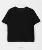 [BAONHAUS] Henkit Size Cotton Round Short Sleeve Tee
