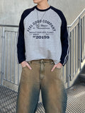 Track Line Two Tone Long Sleeve