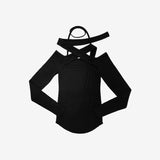 Sage Cutout Strap T-shirt