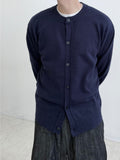 Bokasi round neck minimal cardigan