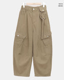 Bridin Double Pocket Strap Washed Cargo Pants
