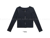 MIX BUTTON CARDIGAN