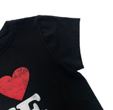 LOVE ME HALF CROP T