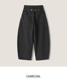 Cottie Flip Back Pocket Curved Cotton Pants