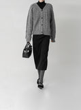 Olly Shetland Wool Cable Cardigan