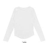 SILKY ROUND SLEEVE T
