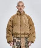 Paneled Down Short Jacket