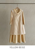 Chloe Tweed Chiffon Tie One Piece