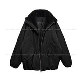 Snug Trimming Fur Bomber Jumper