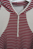 (W) Jefflin Striped Hoodie