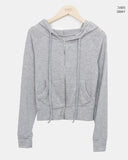 Duan Soft Wool Hood Zip-Up