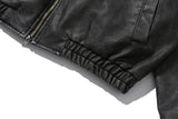 Dex Washed Leather Jumper