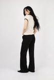 Cotton Bootcut Slim Pants