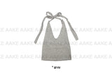 KNOT HALTER TOP