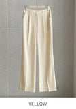 Hwie Pin Tuck Wide Straight Slacks