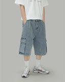 Cyven Cargo Bermuda Denim Pants