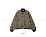 HIDDEN BUTTON TANKER JACKET