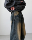 Howling Side Pintuck Denim