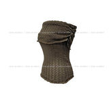 Sheer Bohemian Knit Open Shawl