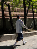 Non-Fade Cargo Bermuda Denim