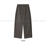 (Lining brushed) SIDE LINE PIGMENT PANTS