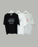 Bling lettering short sleeve t-shirt