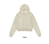 COMFY KNIT HOOD ZIP-UP