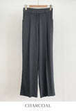 Light Cool Pintuck Wide Slacks