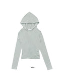 SLIM WRAP HOOD TOP
