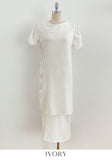 Nadine Seersucker Tulip Wrap One Piece