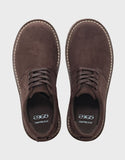 Suede 4-Hole Derby Shoes