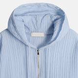 Uni Summer Light Crop Hooded Zip-Up