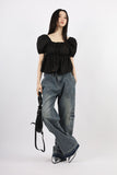Danbi frill blouse