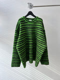 Mohair Heavy Stripe Knit