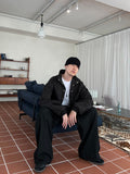 High-neck Crop Nylon Jacket