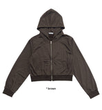 WALLY STRIPE HOOD ZIP-UP