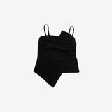pesh string bolero + shirring sleeveless + shorts set