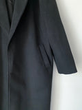 Hidden Maxi Long Black Coat