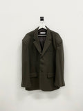 Overshoulder wool blazer