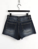 Tilshu Half Low Washing Denim Shorts