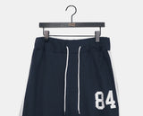 Cor 84 embroidered lace banding strap wide cotton long pants