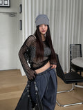 Rev Summer Punching Mesh Knit