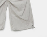 Tanen Parachute Layered Wrap Skirt Two-Way Cargo Banding Pants