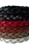 [Cowhide] SLIM WEAVING BELT