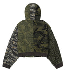 Camouflage Zip-Up Hooded Jacket