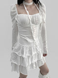 Rioul Tiered Mini Skirt