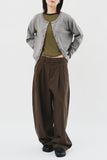 Set Twill Balloon Trousers